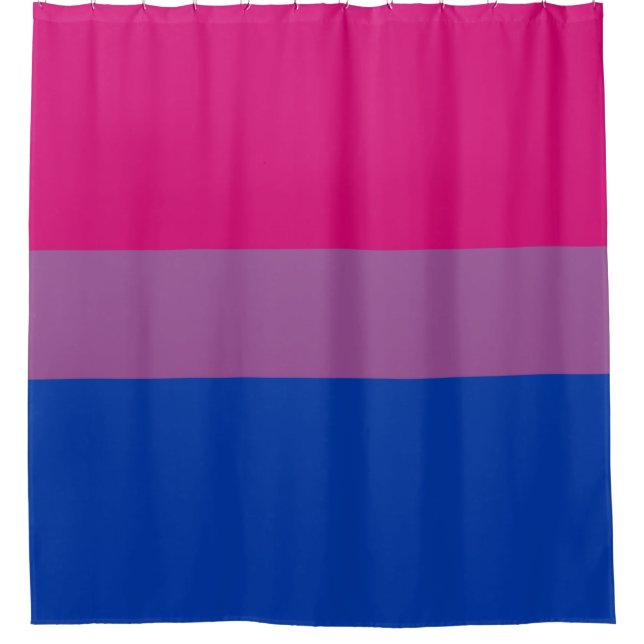Cortina De Ducha Orgullo bisexual (Bandera Bi) (Anverso)