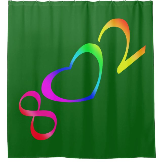 Cortina De Ducha Orgullo Gay Arcoíris (Anverso)