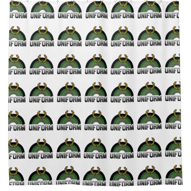 Cortina De Ducha Orgullo Uniforme (Anverso)