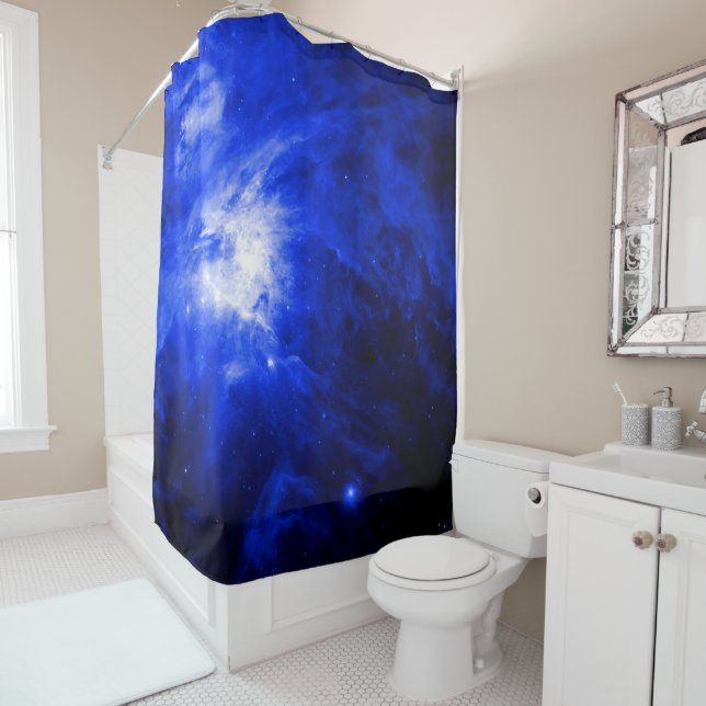 Cortina De Ducha Orion Chaos Blue (In situ)