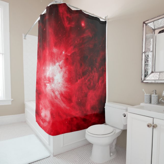 Cortina De Ducha Orion Chaos Red (In situ)
