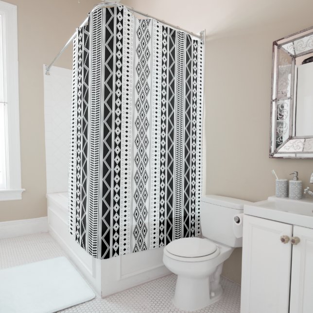 Cortina De Ducha Ornamento bohemio (In situ)