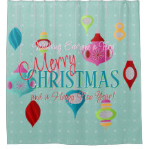 Ornamentos retro Navidades Verde azulados