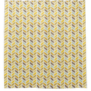 Cortina De Ducha Oro, amarillo, diseño del modelo de la raspa de