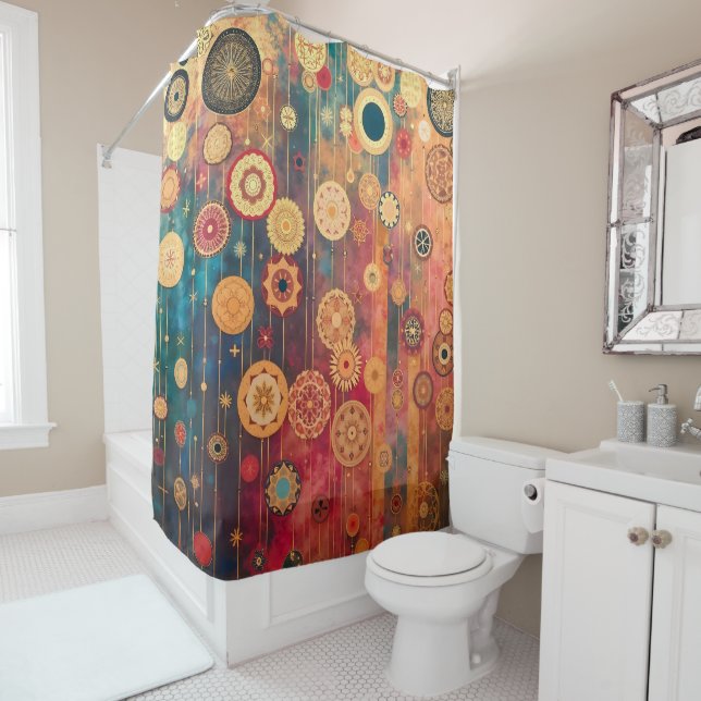 Cortina De Ducha Oro suspendido (In situ)