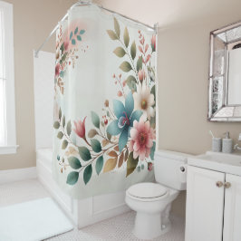 CORTINA DE DUCHA - "ORQUIDO AZUL"