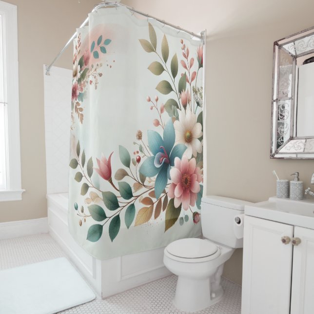 CORTINA DE DUCHA - "ORQUIDO AZUL" (In situ)