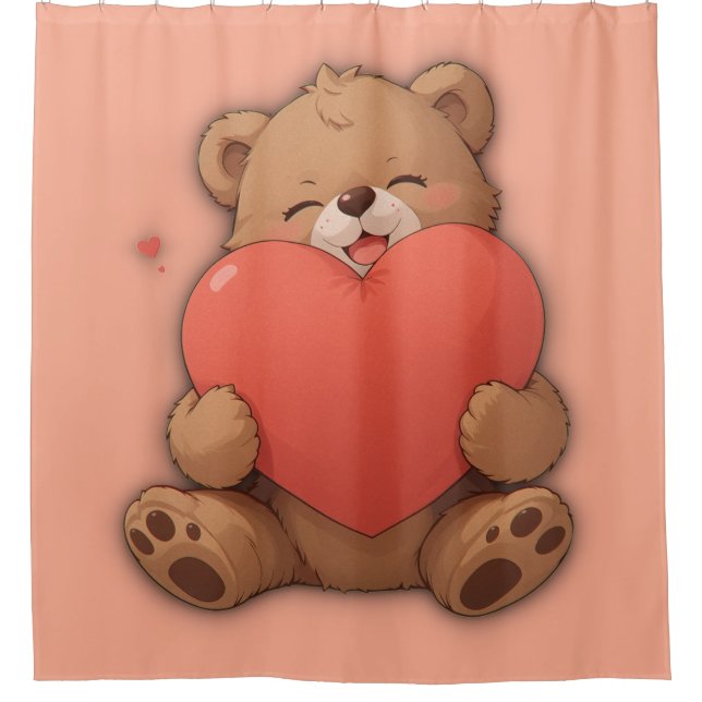 Cortina De Ducha Oso de guarnición (Anverso)