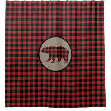 Oso rojo negro de búfalo