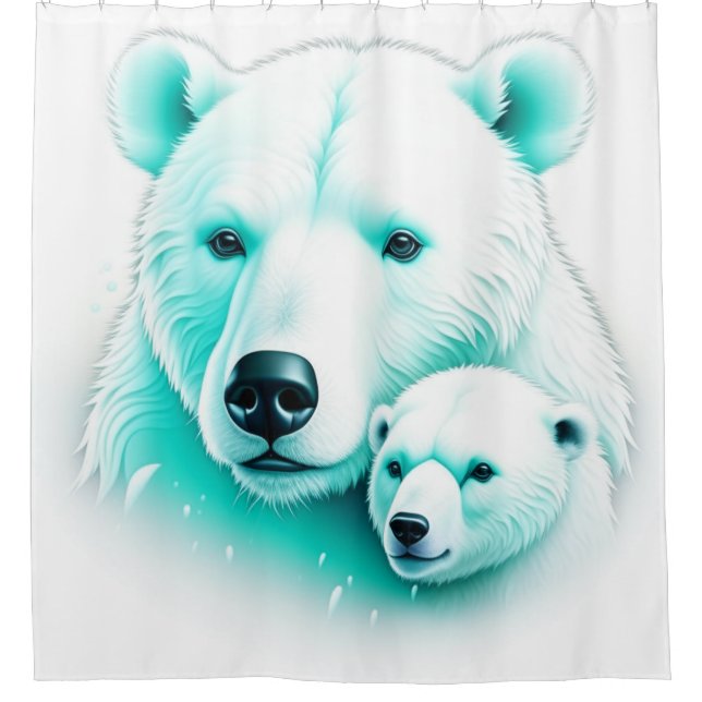 Cortina De Ducha Osos polares (Anverso)
