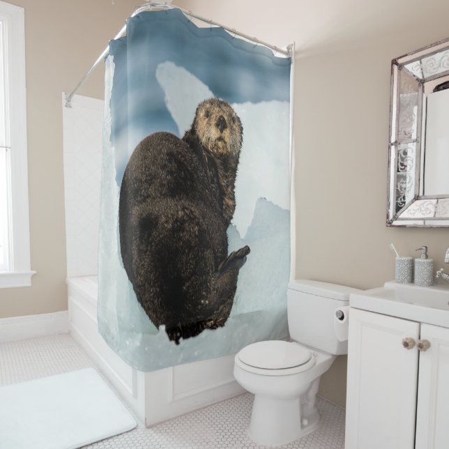 Cortina De Ducha Otter marino de reposo (In situ)