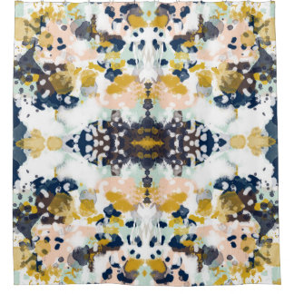 Cortina de ducha painterly paintned extracto de