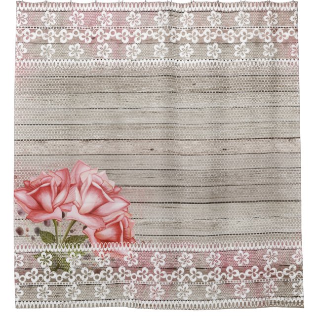 Cortina De Ducha País elegante lamentable hermoso (Anverso)