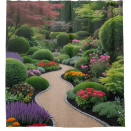 Cortina De Ducha paisaje de primavera