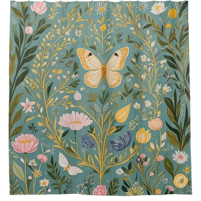 Cortina De Ducha Paisaje de sueño fluido (Anverso)