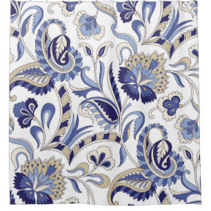 Cortina De Ducha Paisaje paistermal indio