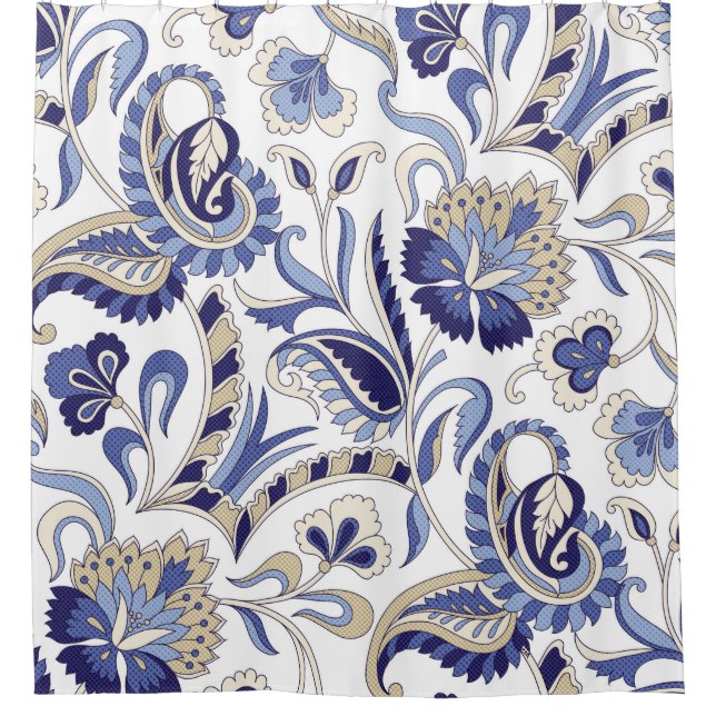 Cortina De Ducha Paisaje paistermal indio (Anverso)