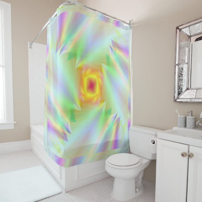 Cortina De Ducha Pájaro de Diamond Fire 3 (In situ)