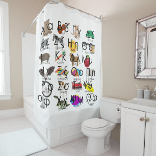 Cortina De Ducha Palabras e imágenes de alfabetos griegos