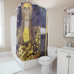 Cortina De Ducha Pallas Athena, Gustav Klimt<br><div class="desc">Gustav Klimt (14 de julio de 1862 - 6 de febrero de 1918) era un pintor simbolista austríaco y uno de los miembros más destacados del movimiento secesión de Viena. Klimt es conocido por sus pinturas, murales, bocetos y otros objetos artísticos. Además de sus obras figurativas, que incluyen alegorías y...</div>