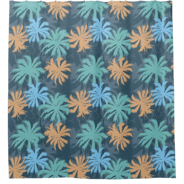 Cortina De Ducha Palm Tree Beach Vibe (Anverso)
