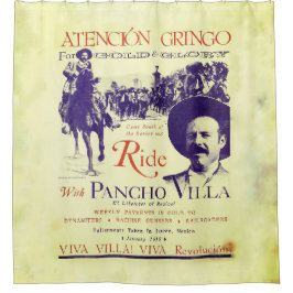 Cortina De Ducha Pancho Villa 🔥 Héroe General Mexicano