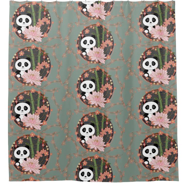 Cortina De Ducha panda (Anverso)