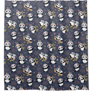 Cortina de ducha Panda Bear
