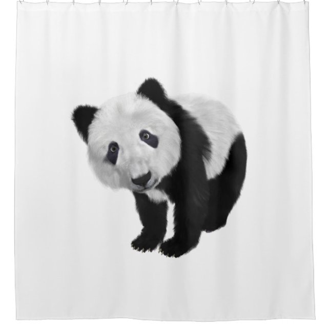 Cortina De Ducha Panda Cub (Anverso)