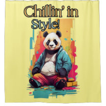 Panda lindo en pantalones | Diseño Personalizado e