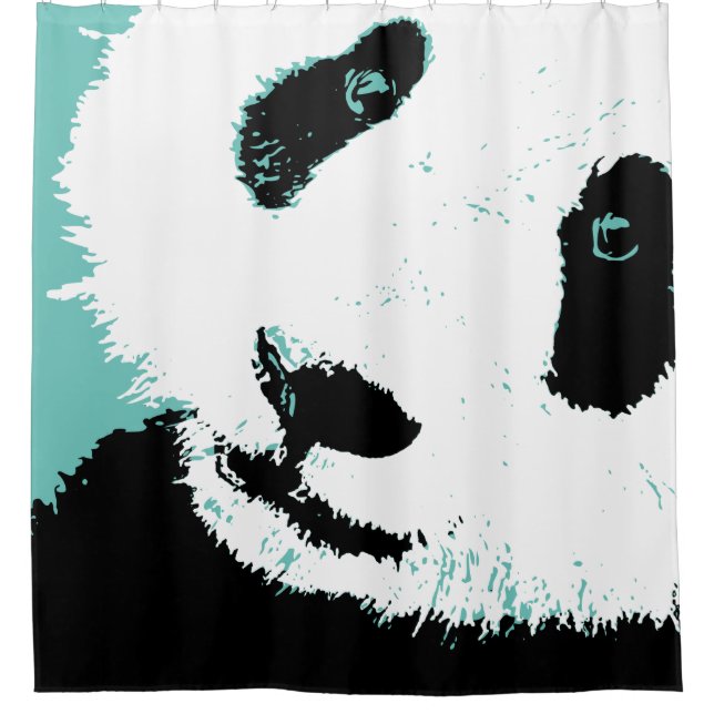 Cortina De Ducha panda triste (Anverso)