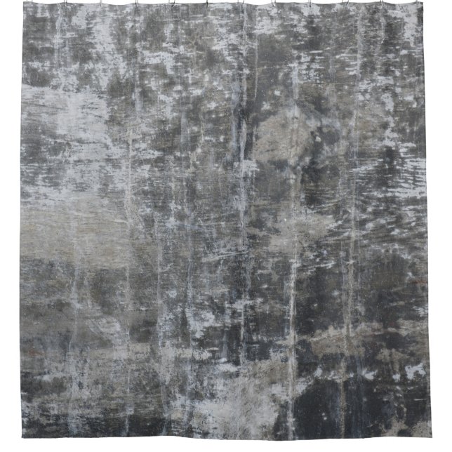 Cortina De Ducha Panel marrón y gris (Anverso)