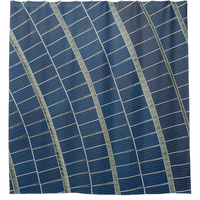 Cortina De Ducha Panel solar azul (Anverso)