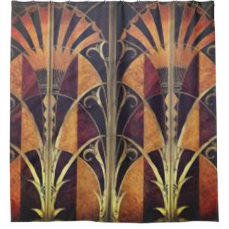 CORTINA DE DUCHA PANELES ART DECO