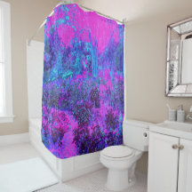 Panorama impresionista Trippy de rosa Caliente y A