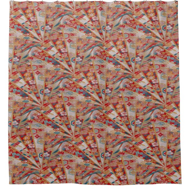 Cortina De Ducha Pantallas de tela oriental (Anverso)