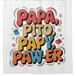 Cortina De Ducha Papa Pito Pappy Pawer