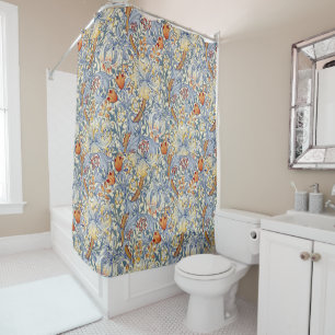 Cortina De Ducha Papel pintado victoriano Gold Lily de William Morr