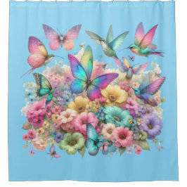 Cortina De Ducha Paraíso pastel