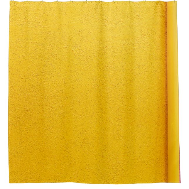 Cortina De Ducha Pared pintada de amarillo (Anverso)