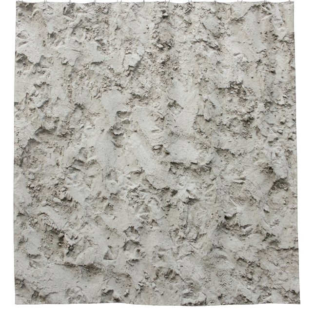 Cortina De Ducha Pared pintada de blanco (Anverso)
