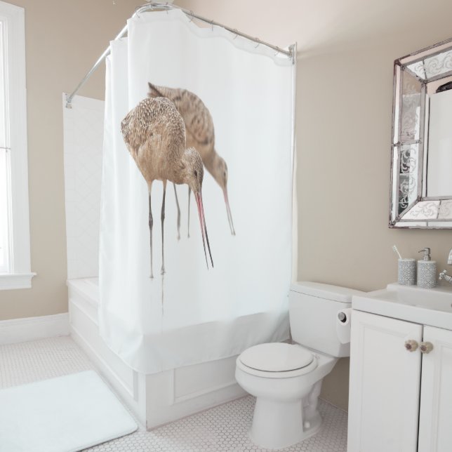 Cortina De Ducha Pareja de Marbley Godwit (In situ)