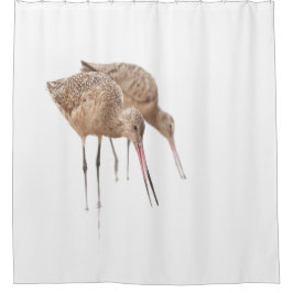 Cortina De Ducha Pareja de Marbley Godwit