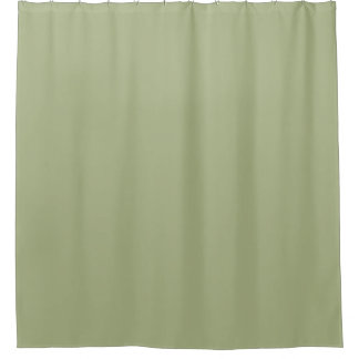 Cortina De Ducha Pares De Color Sólido Verde Pastel A SW 6430
