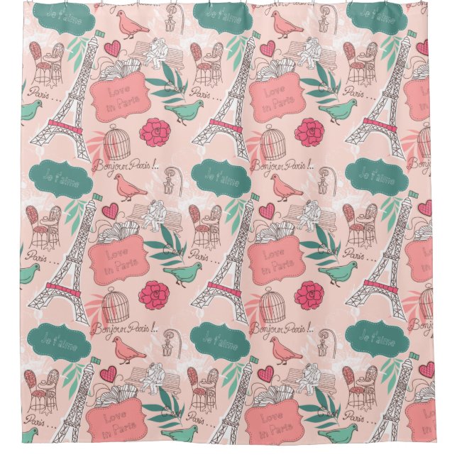 Cortina De Ducha París (Anverso)
