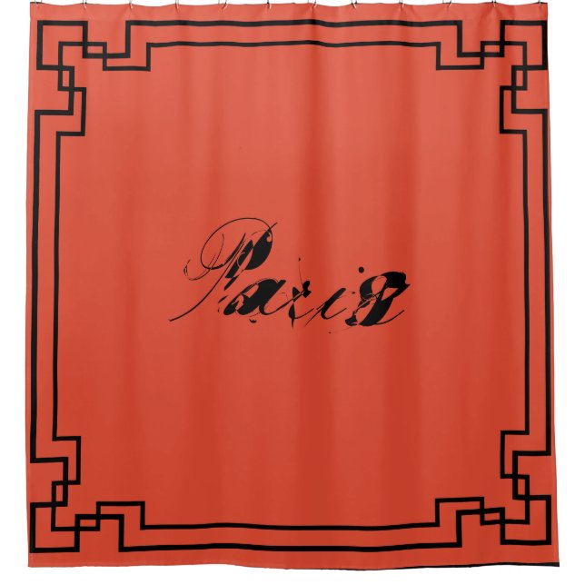 Cortina De Ducha Paris Art Nouveau Art Deco Jugendstil (Anverso)