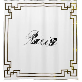 Cortina De Ducha Paris Art Nouveau Art Deco Jugendstil