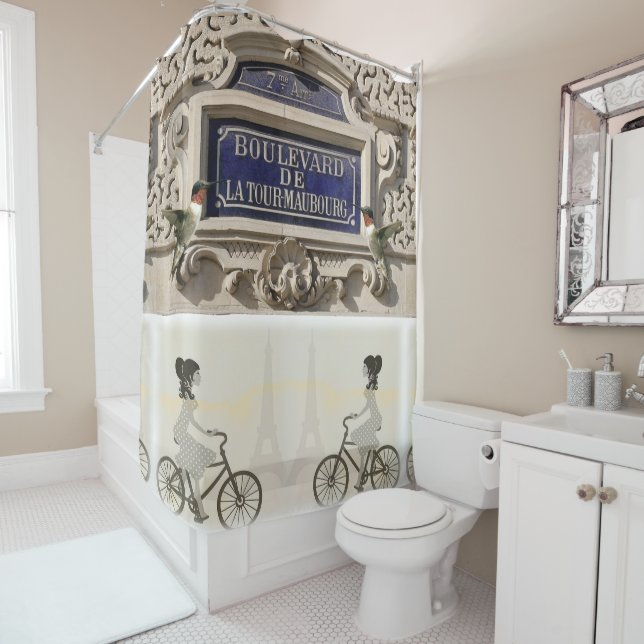 Cortina de ducha, París, Francia, (In situ)