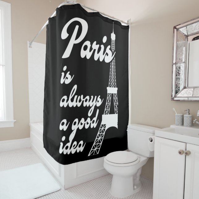 Cortina De Ducha París siempre es una buena idea (In situ)