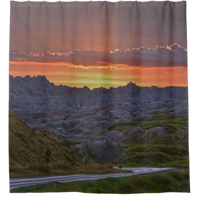 Cortina De Ducha Parque Nacional Sunset, Badlands (Anverso)